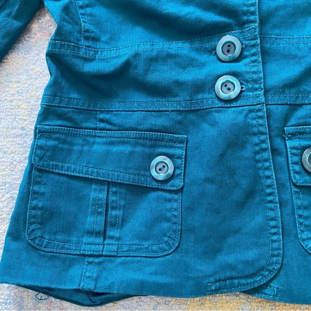 DO+BE Teal Blazer - Picture 5 of 10